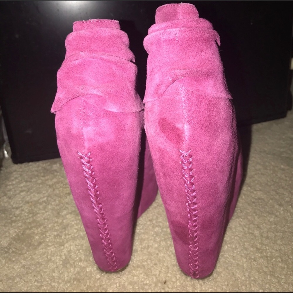 Jeffery Campbell Dark Pink size 10 - Picture 2 of 5